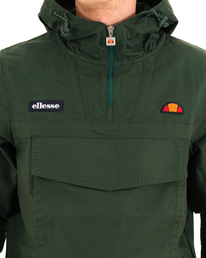 Ellesse Mont Canvas Overhead Jacket Dunkelgrün