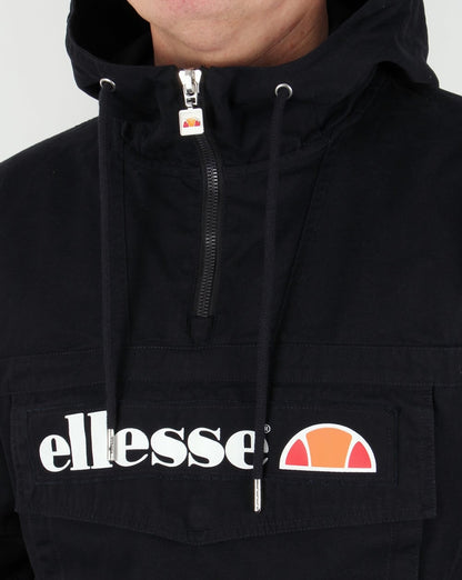 Ellesse – Mont – Schwarze Jacke mit Viertelreißverschluss