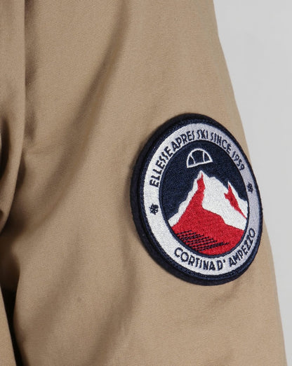 Ellesse Mont Quarter Zip Jacke Tannin