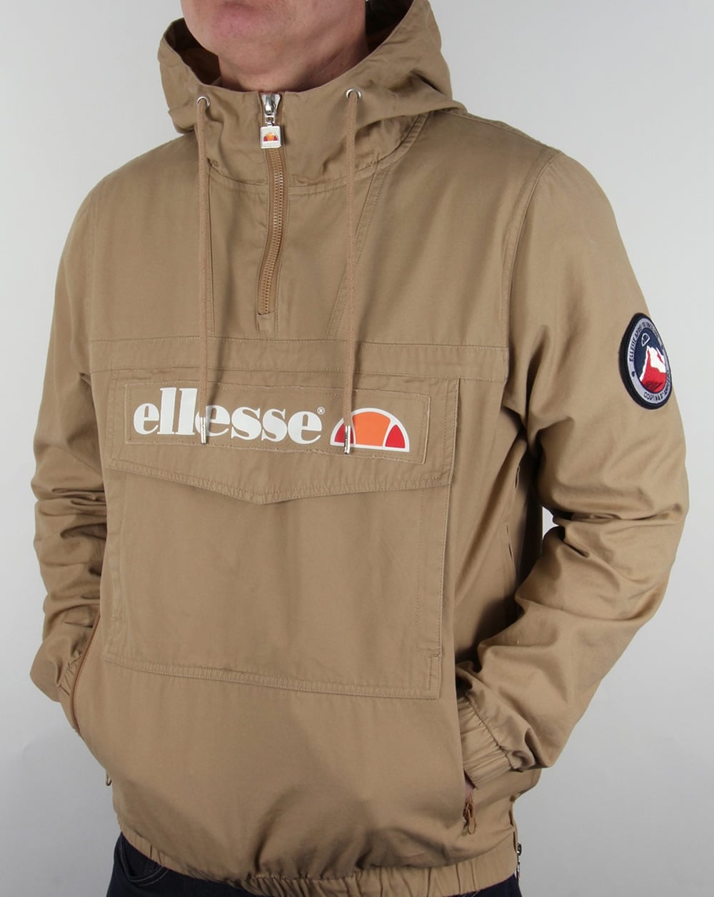 Ellesse Mont Quarter Zip Jacke Tannin