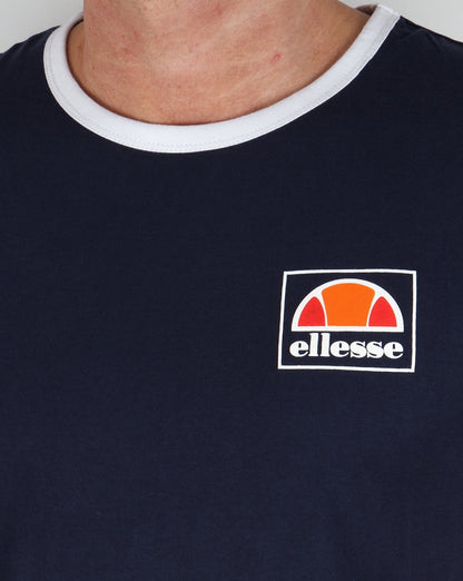 Ellesse Monte Ringer T-Shirt Marineblau