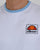 Ellesse Montefello Ringer T Shirt White/Sky Blue