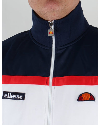 Ellesse Moresco Trainingsjacke Weiß/Marineblau/Rot