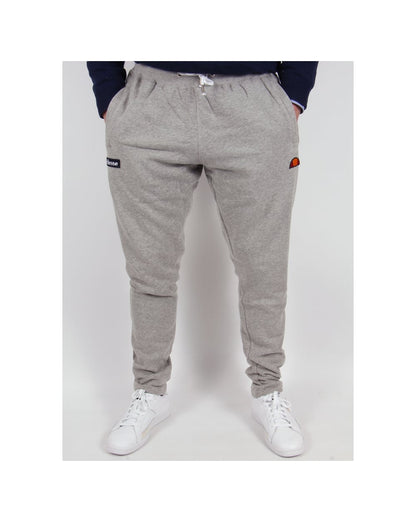 Ellesse – Morrone – Fleece-Trainingshose in Graumeliert