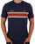 Ellesse Multi Stripe T Shirt Navy