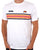 Ellesse Multi Stripe T Shirt White