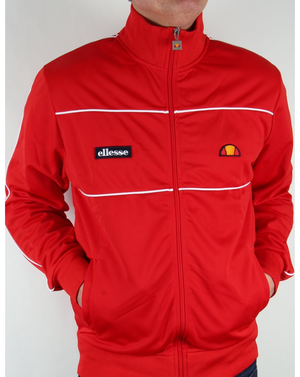 Ellesse Nusc Track Top Red