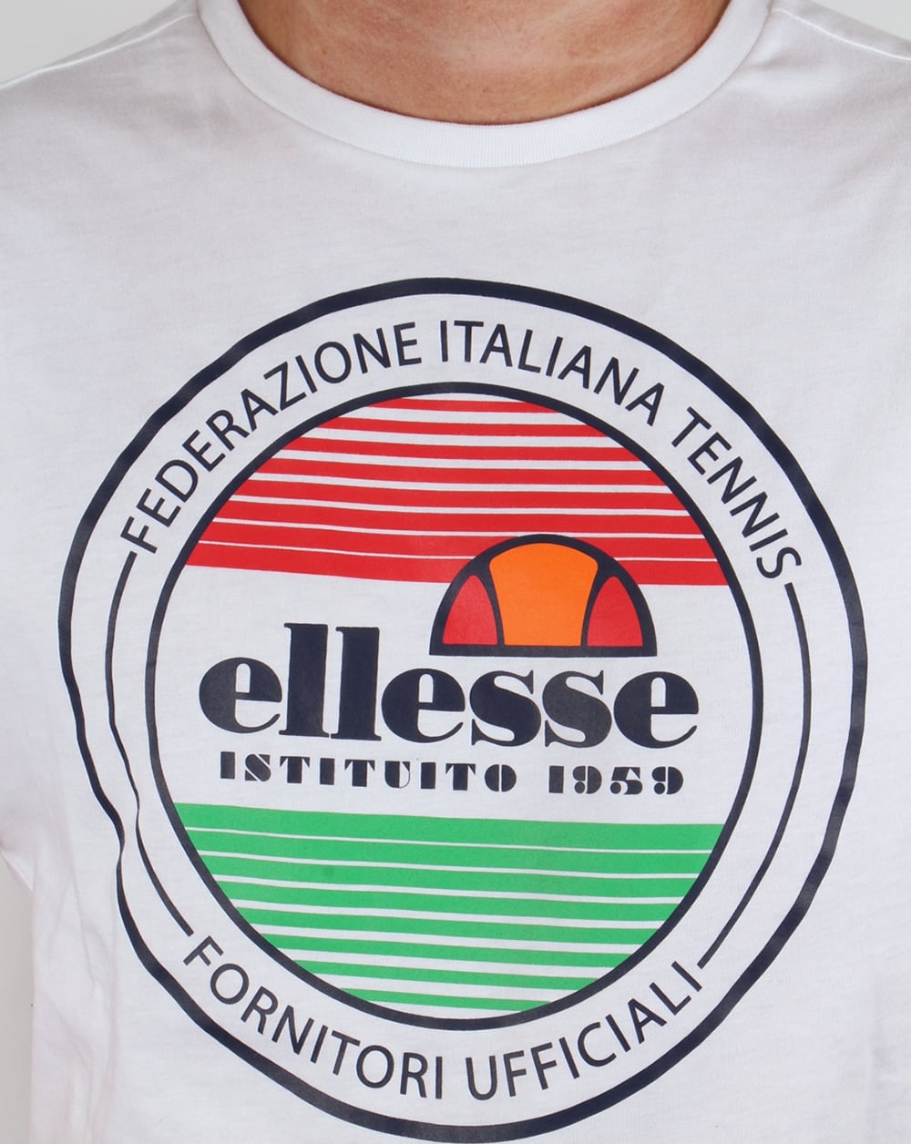 Ellesse Old Skool Logo T-shirt White