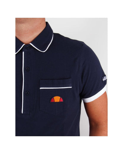 Ellesse – Parma – Poloshirt in Marineblau