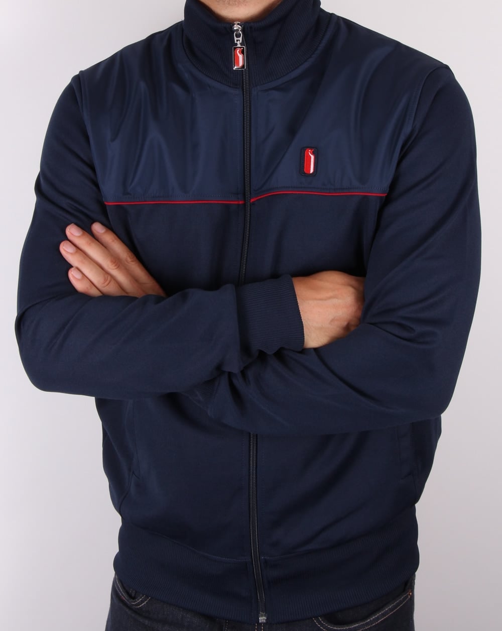 Ellesse – Penguin – Andalo – Trainingsjacke in Marineblau