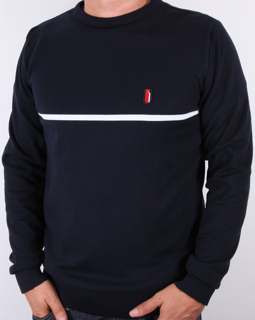 Ellesse Penguin Bormio Cotton Jumper Navy