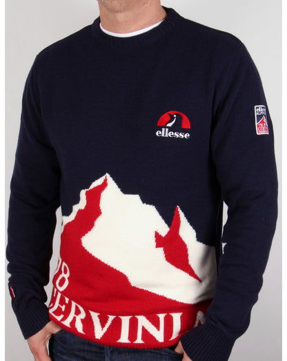 Ellesse Penguin Cervinia Pullover Marineblau