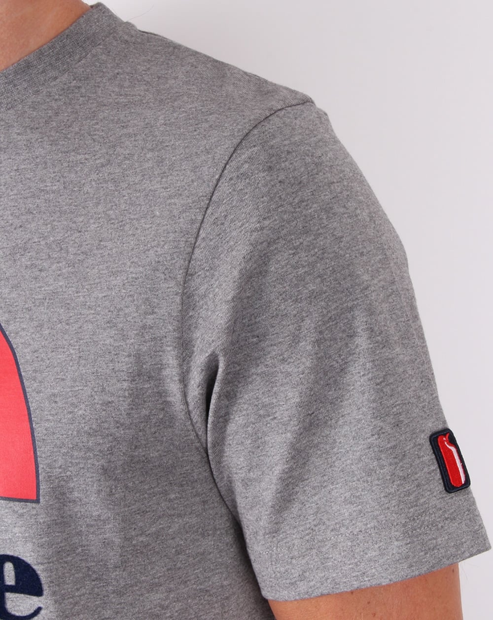 Ellesse Penguin Logo T-shirt Charcoal Marl