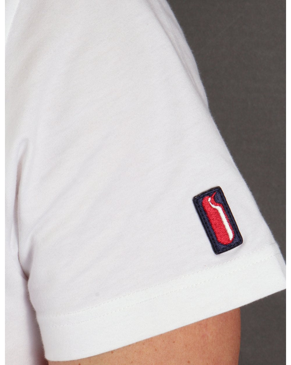 Ellesse Pinguin-Logo T-Shirt Weiß-Royal