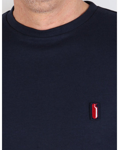 Ellesse – Penguin – Langarm-T-Shirt in Marineblau