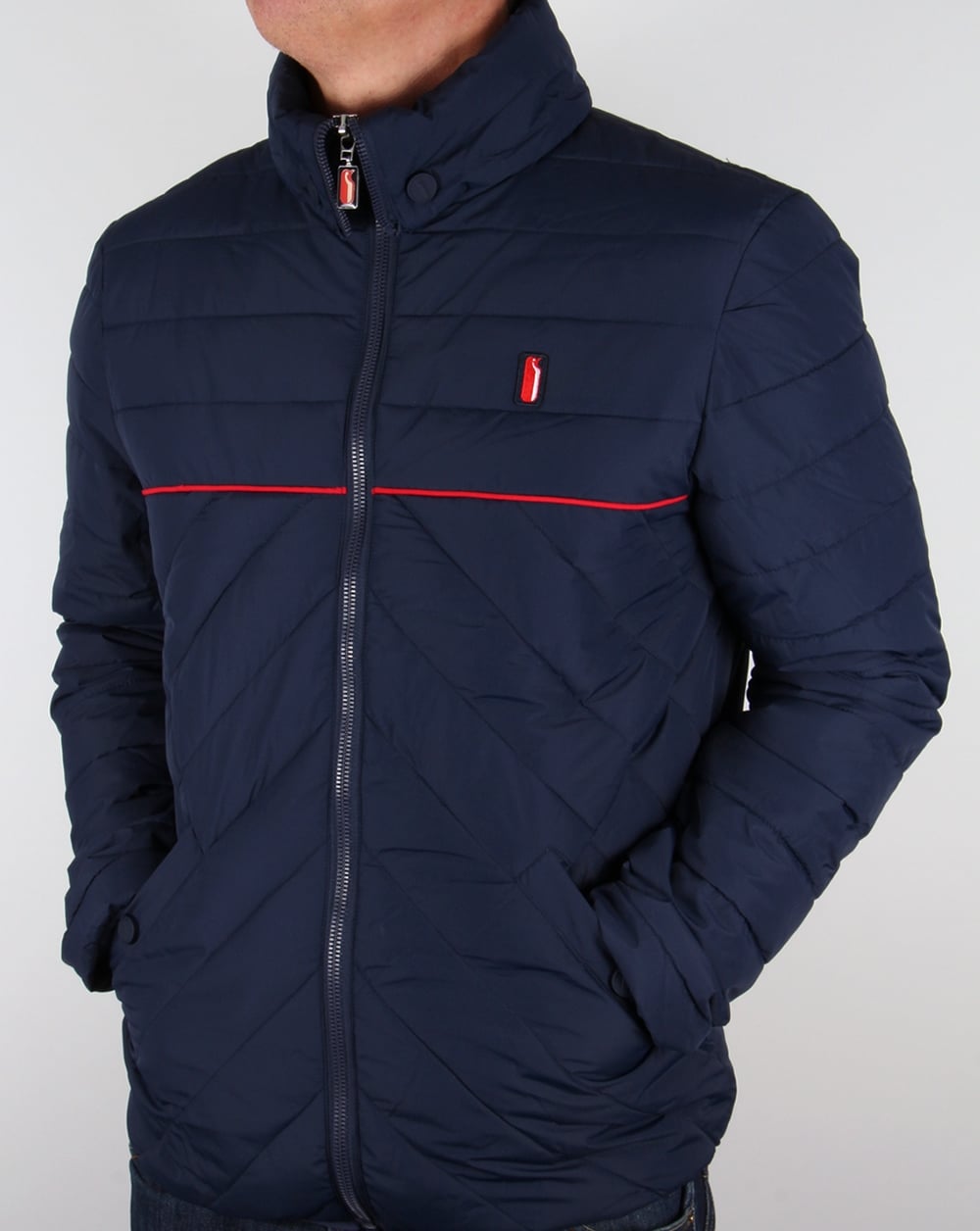 Ellesse – Penguin – Wattierte Jacke in Marineblau