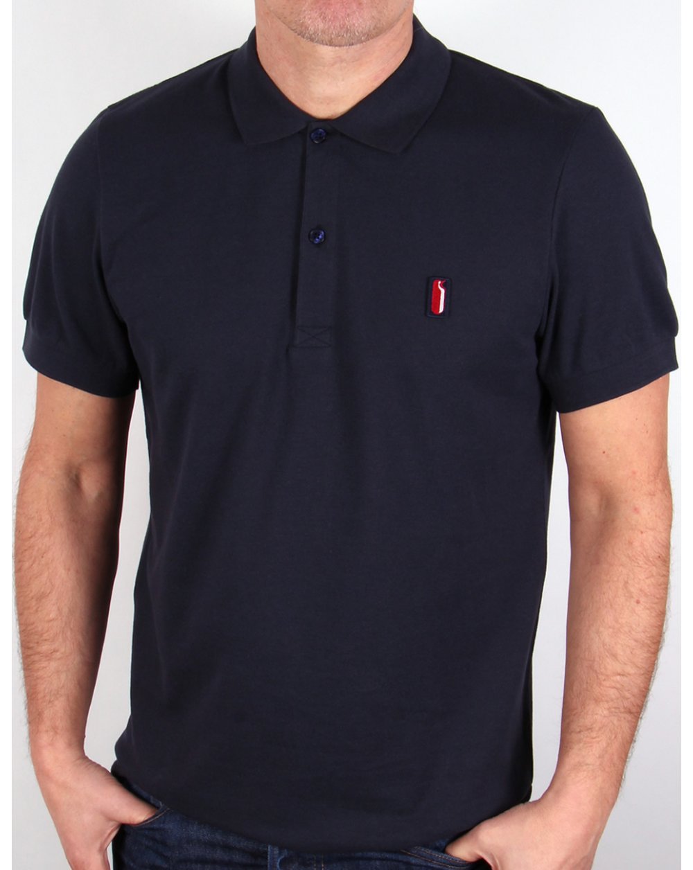 Ellesse Penguin Polo Shirt Navy Blue