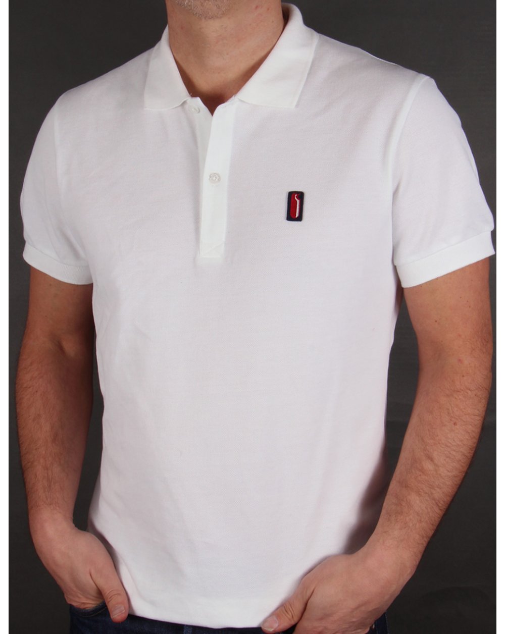 Ellesse Penguin Polo Shirt White