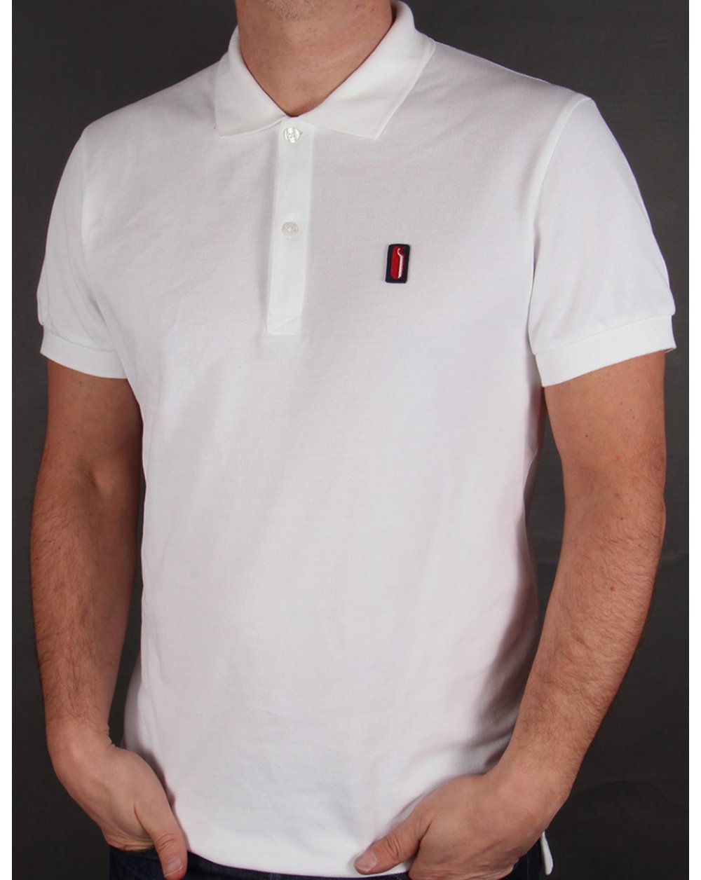 Ellesse Penguin Polo Shirt White