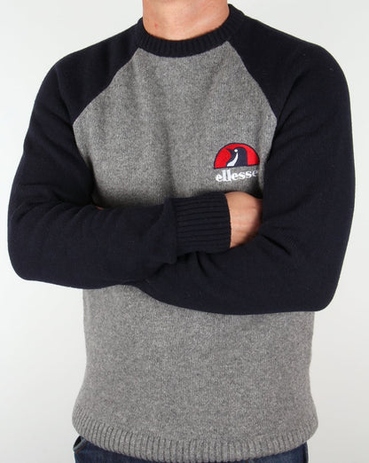 Ellesse Penguin Premium Pullover Grau / Marineblau