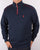 Ellesse Penguin Quarter Zip Sweat Jumper Navy