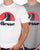 Ellesse Penguin Ski Logo T Shirt Twin Pack White & Grey