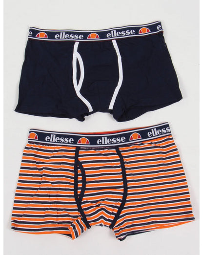 Ellesse Piota Boxershorts Doppelpack Marine/Weiß