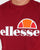 Ellesse Prado T Shirt Tibetan Red