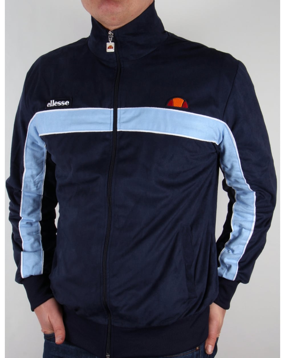Ellesse Premium Trainingsjacke Marineblau/Königsblau