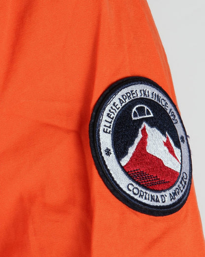 Ellesse – QTR – Smock-Jacke mit Reißverschluss in Orange