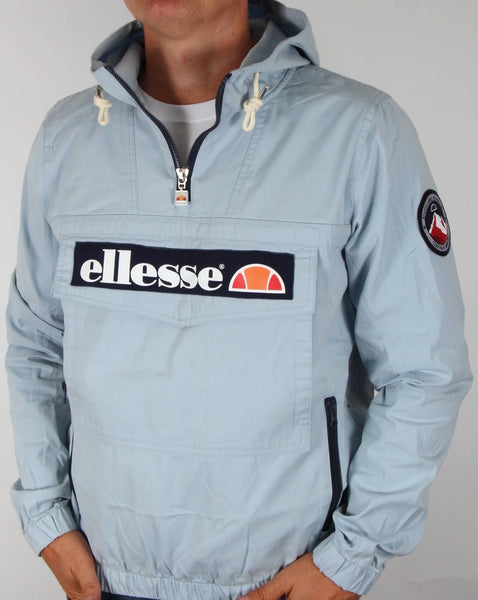 Ellesse QTR Zip Smock Jacket Sky
