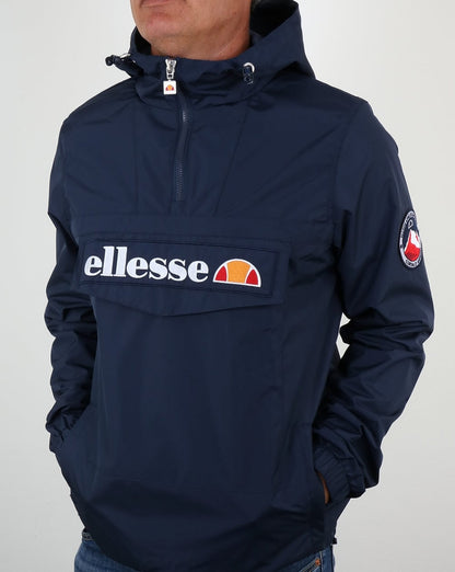 Ellesse – Jacke mit Viertelreißverschluss, Marineblau