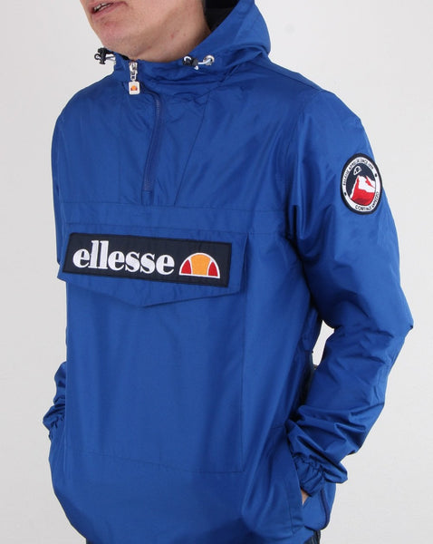 Ellesse Quarter Zip Overhead Jacket Royal Blue