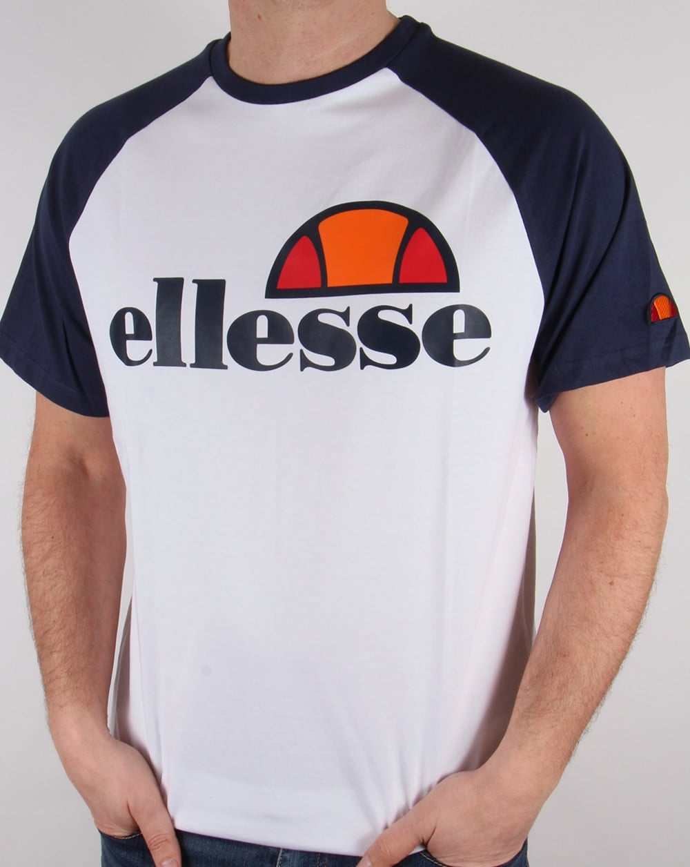 Ellesse Raglan T-shirt White/Navy