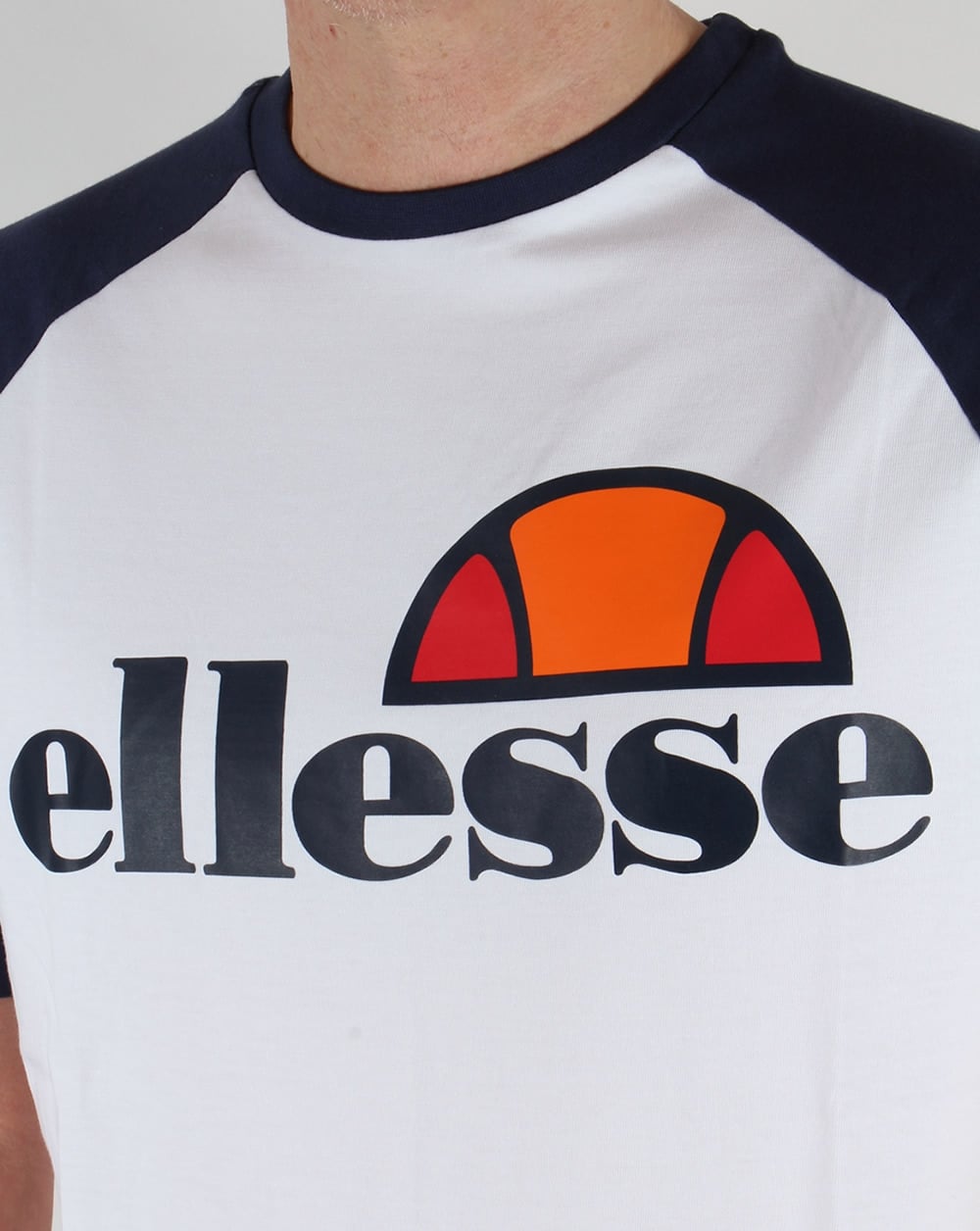 Ellesse Raglan T-shirt White/Navy