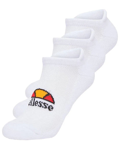Ellesse – Rebi – Weiße Sneakersocken im 3er-Pack