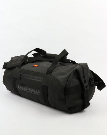 Ellesse – Renato Barrel Bag – Schwarz/Anthrazitmeliert