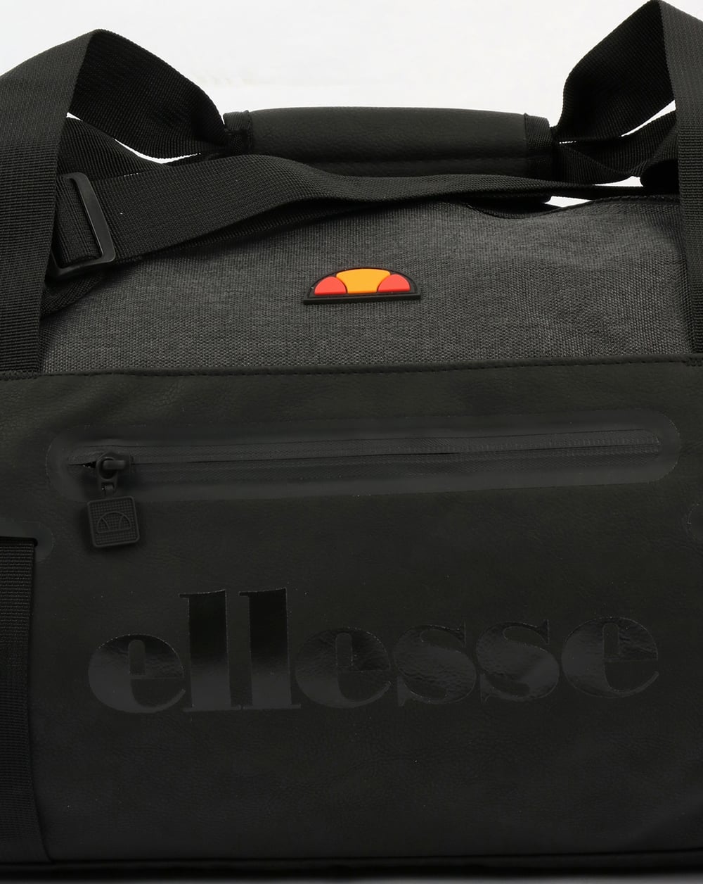 Ellesse Renato Barrel Bag Black/Charcoal Marl
