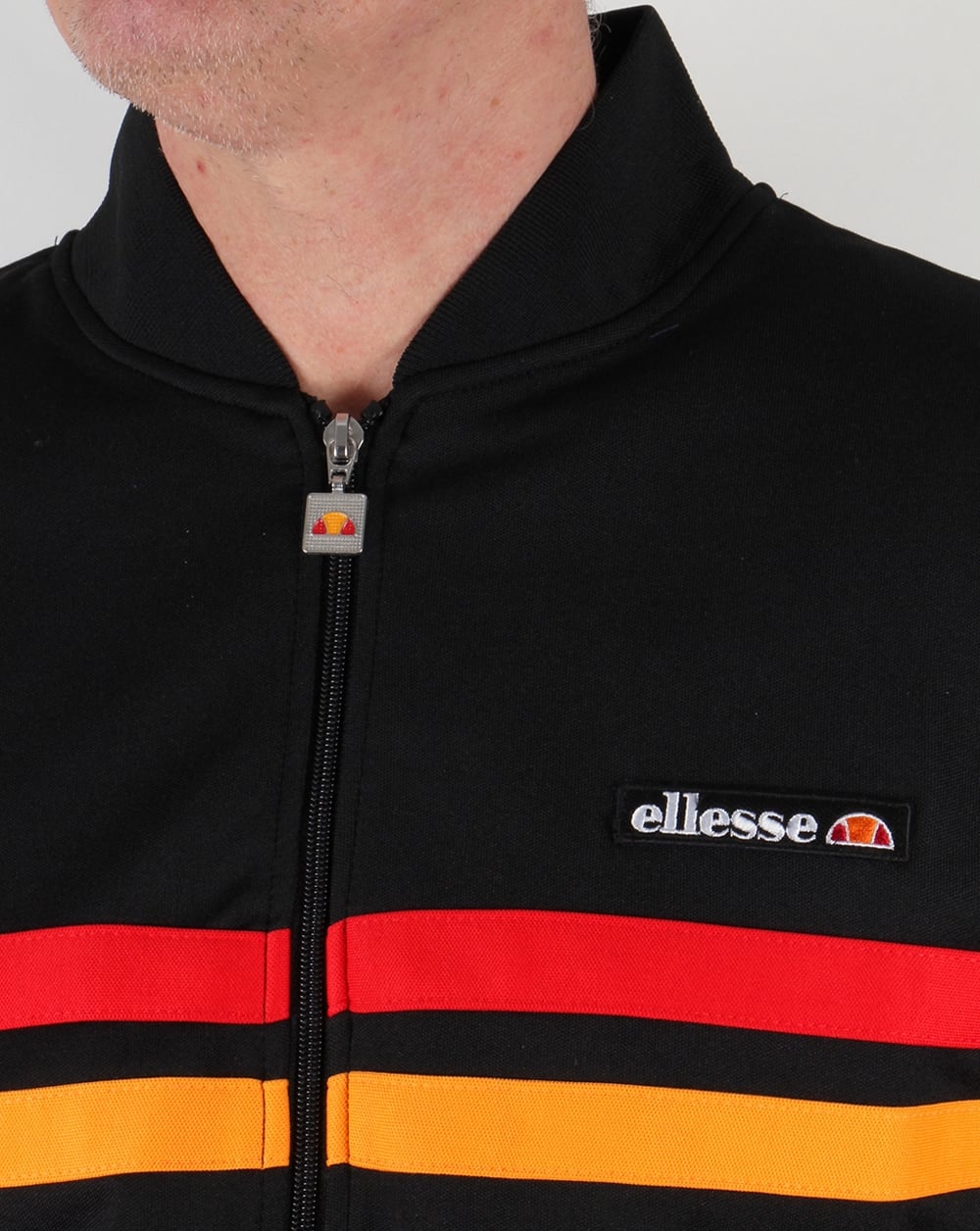 Ellesse Rimini 2 Trainingsjacke Schwarz/Rot/Orange