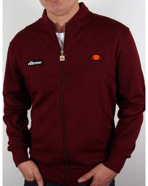 Ellesse Rimini 2 Track Top Burgundy