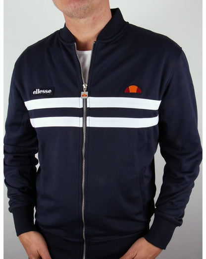 Ellesse Rimini 2 Trainingsjacke Marineblau/Weiß