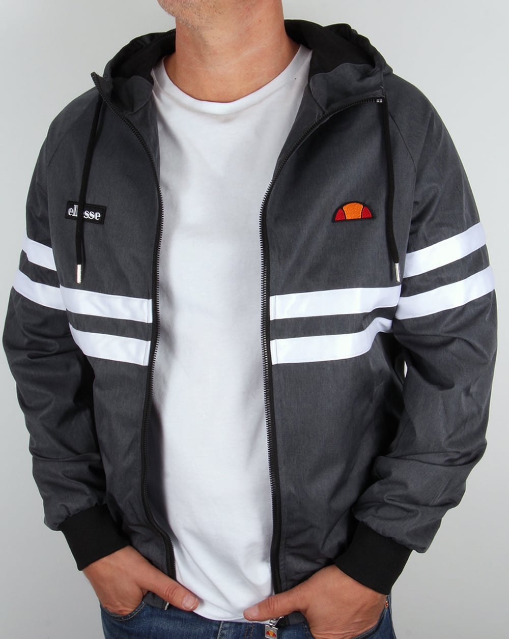 Ellesse – Rimini – Kapuzenjacke in Marineblau