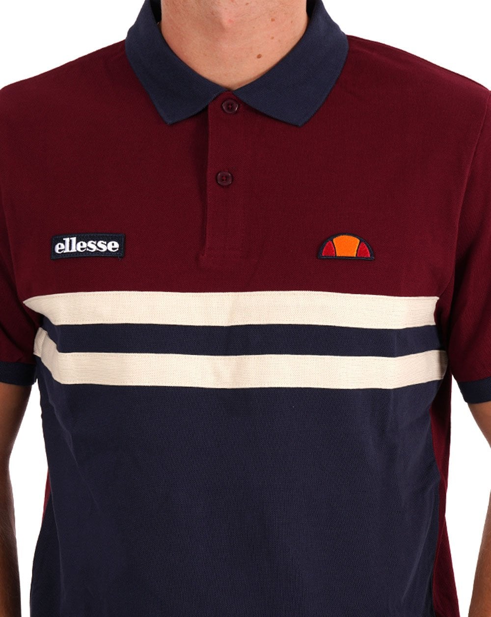 Ellesse Rimini Poloshirt Marine/Burgund