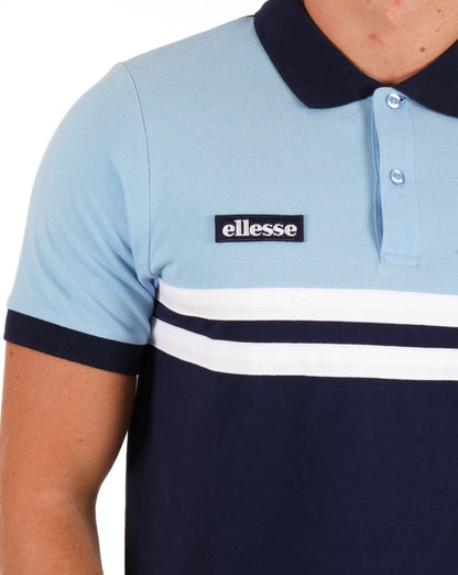 Ellesse Rimini Poloshirt Himmelblau/Marineblau