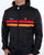 Ellesse Rimini Striped Rain Jacket Black/orange