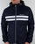 Ellesse Rimini striped rain Jacket Navy