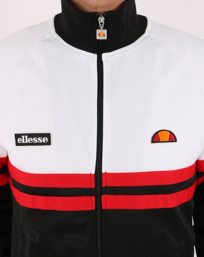 Ellesse Rimini Trainingsjacke Schwarz/Weiß/Rot