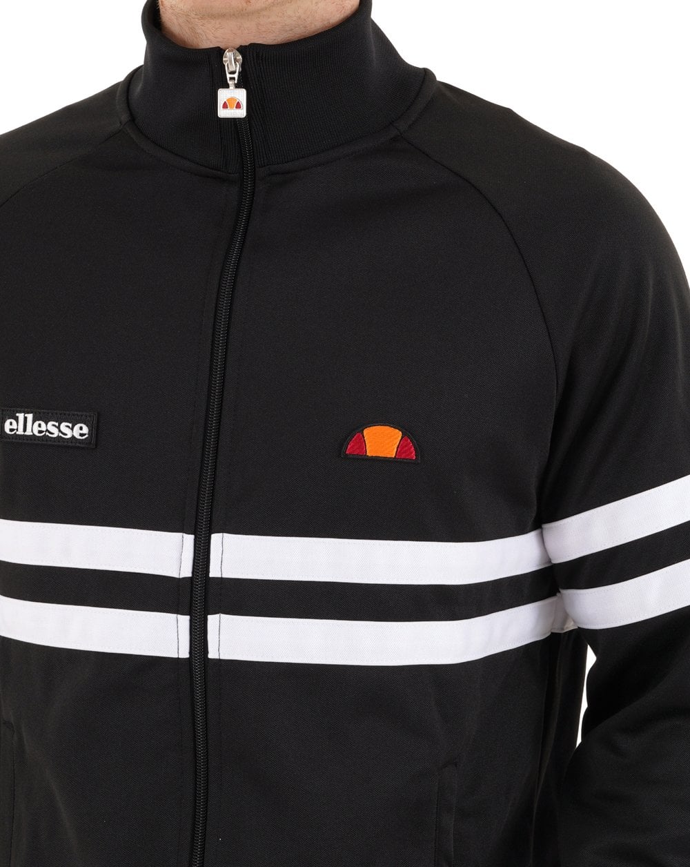 Ellesse Rimini Track Top Schwarz/Weiß