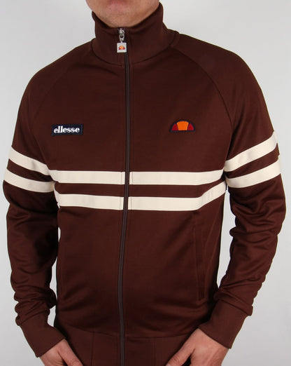 Ellesse Rimini Trainingsjacke Braun/Creme