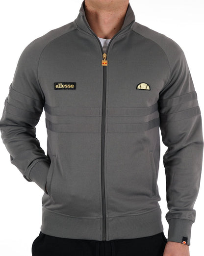 Ellesse – Rimini Trainingsjacke, Dunkelgrau/Gold